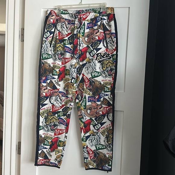 Polo by Ralph Lauren double knit graphic track pant RARE - Picture 4 of 10